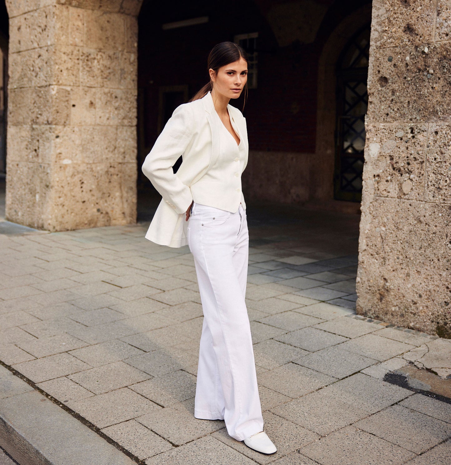 MAC Dream Wide White Denim