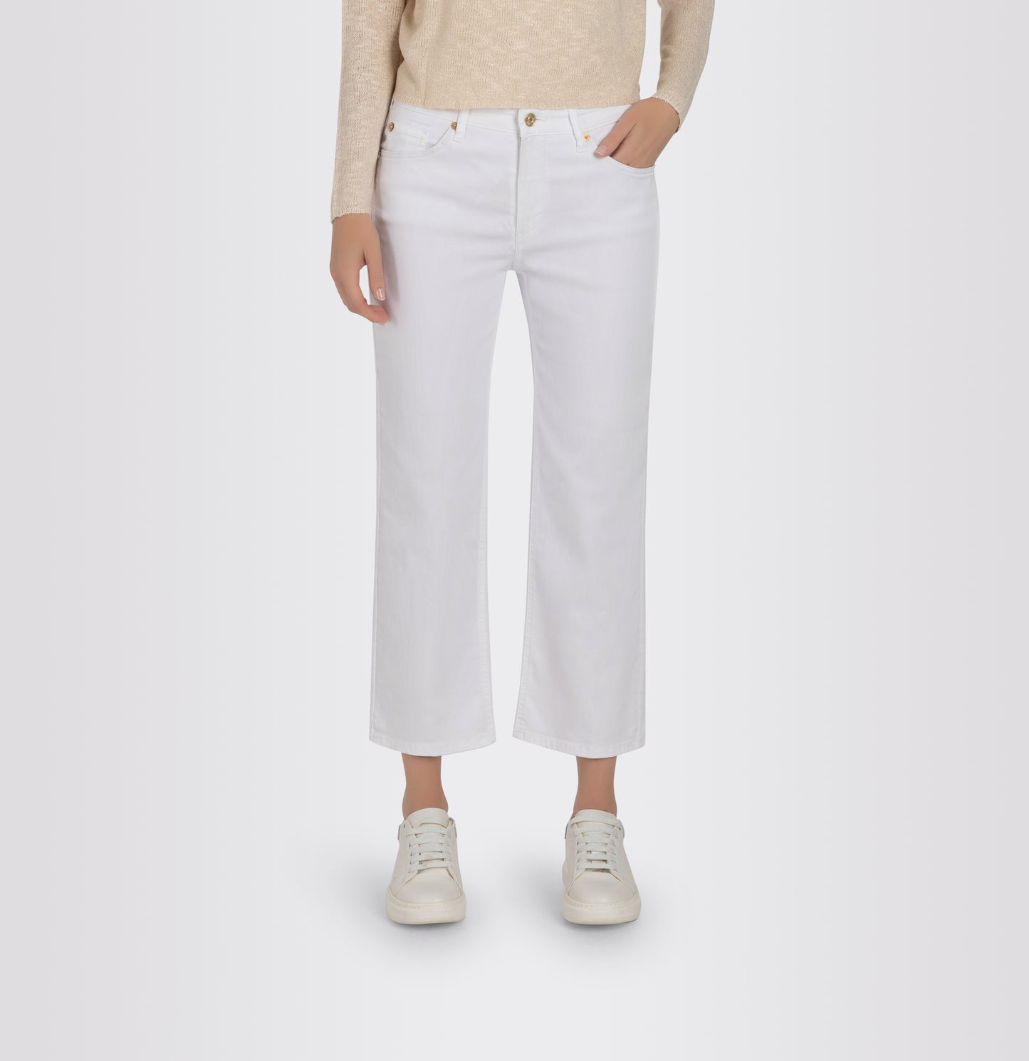 MAC Culotte White Denim