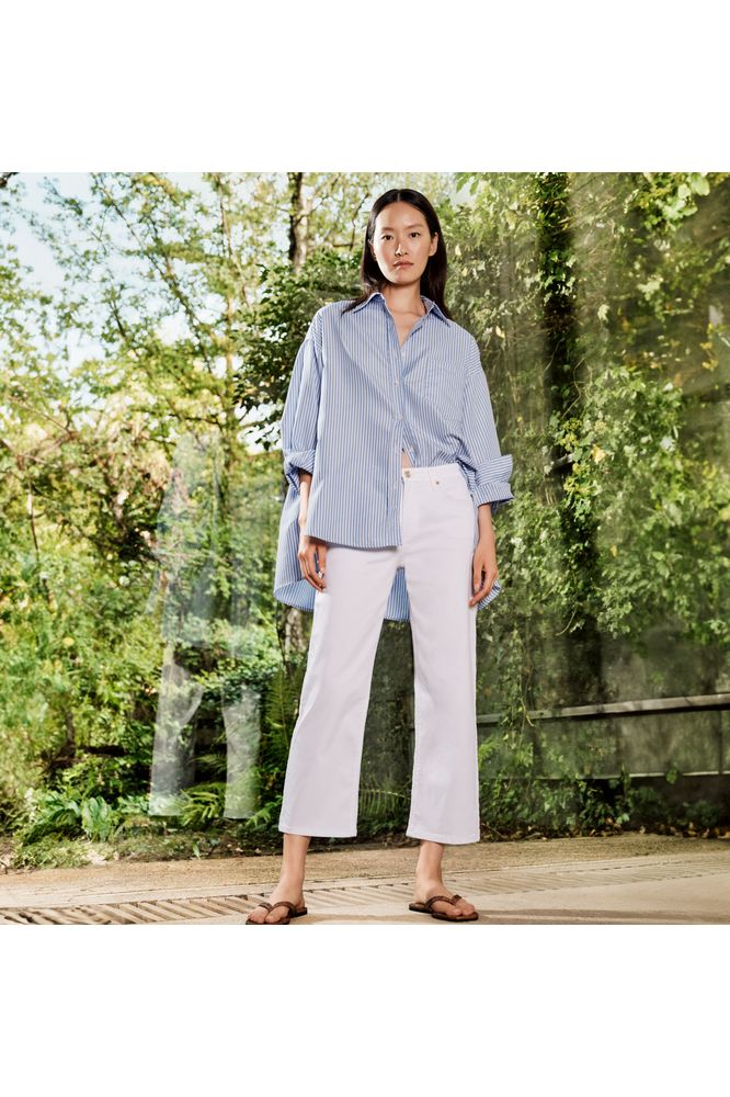 MAC Wide Leg Culotte - White