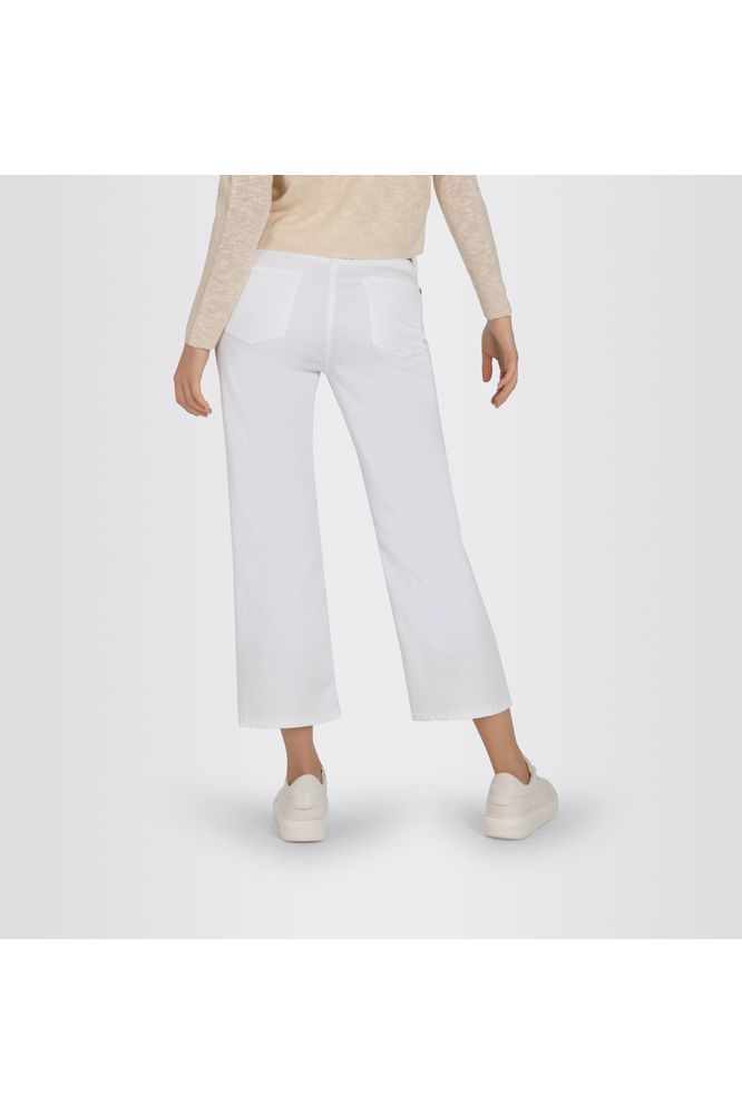 MAC Wide Leg Culotte - White