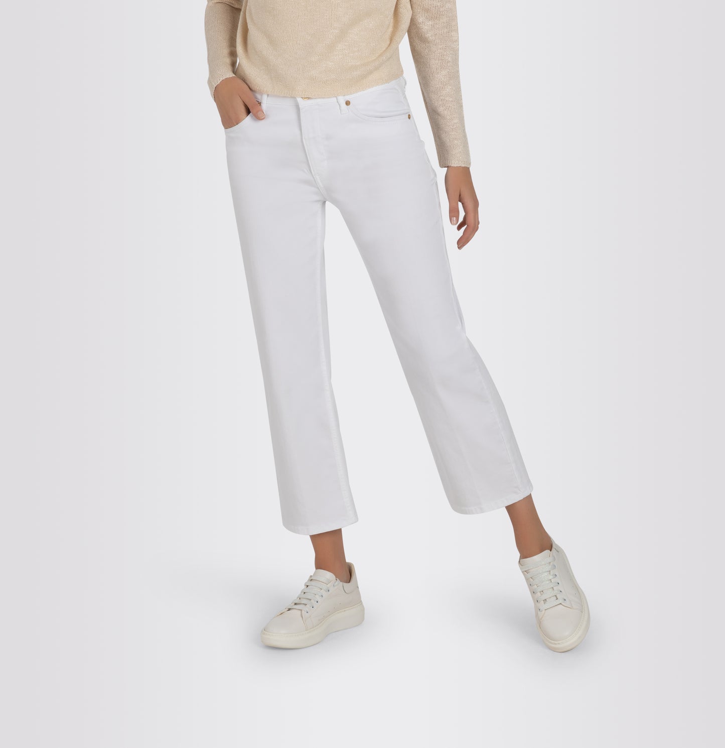 MAC Culotte White Denim