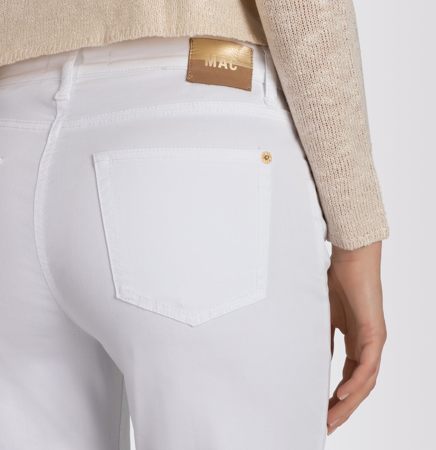 MAC Culotte White Denim
