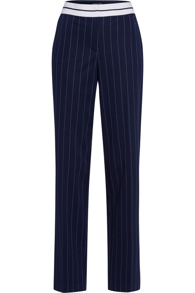 SS25 Marc A. Pinstriped Jersey Trousers