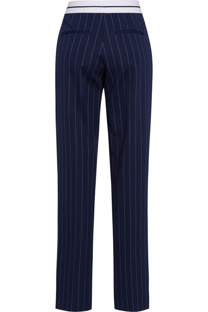 SS25 Marc A. Pinstriped Jersey Trousers