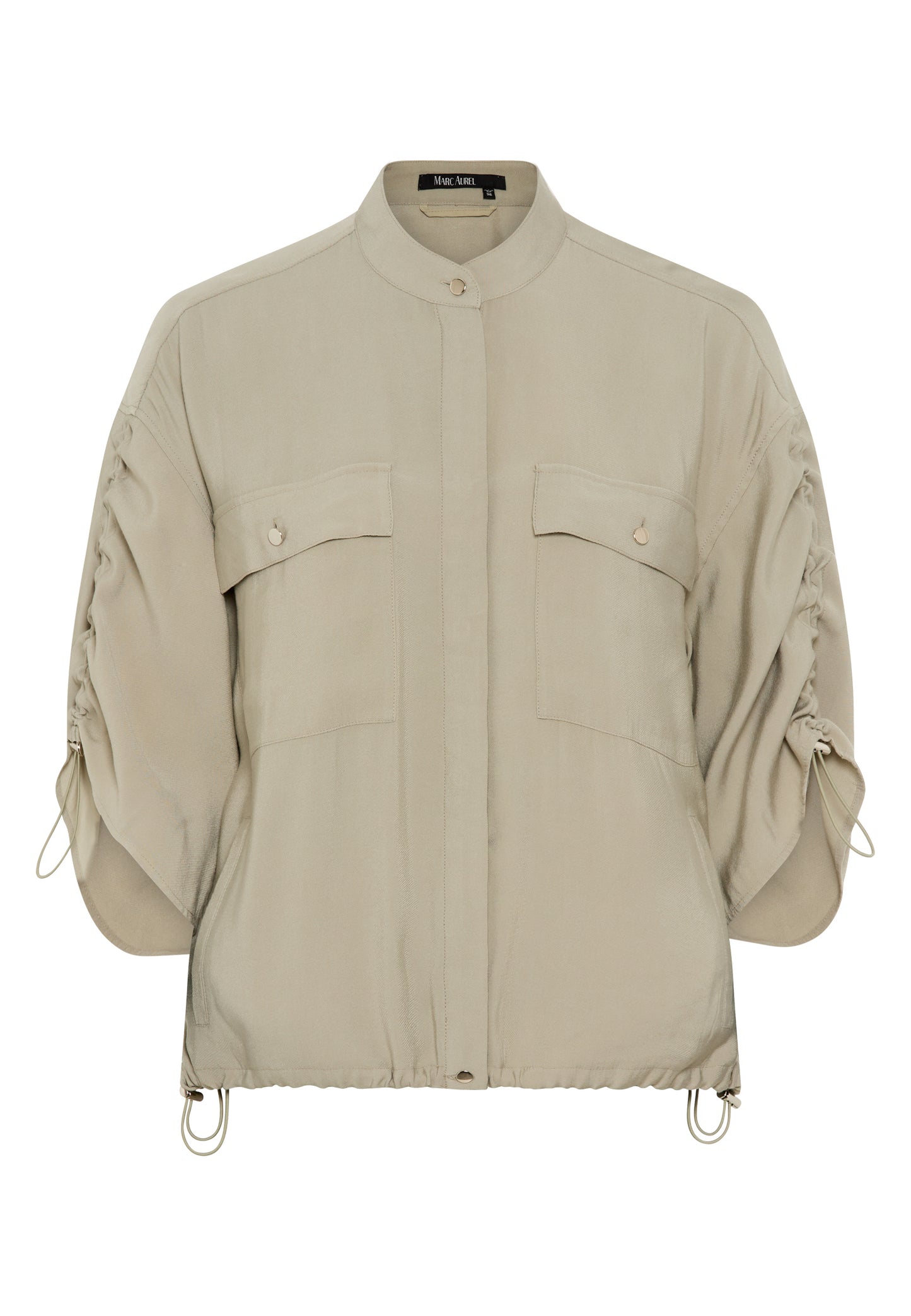 Marc Aurel Boxy Blouson Jacket - Khaki