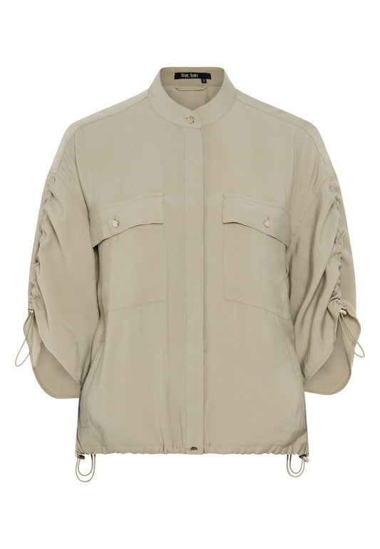 Marc Aurel Boxy Blouson Jacket - Khaki