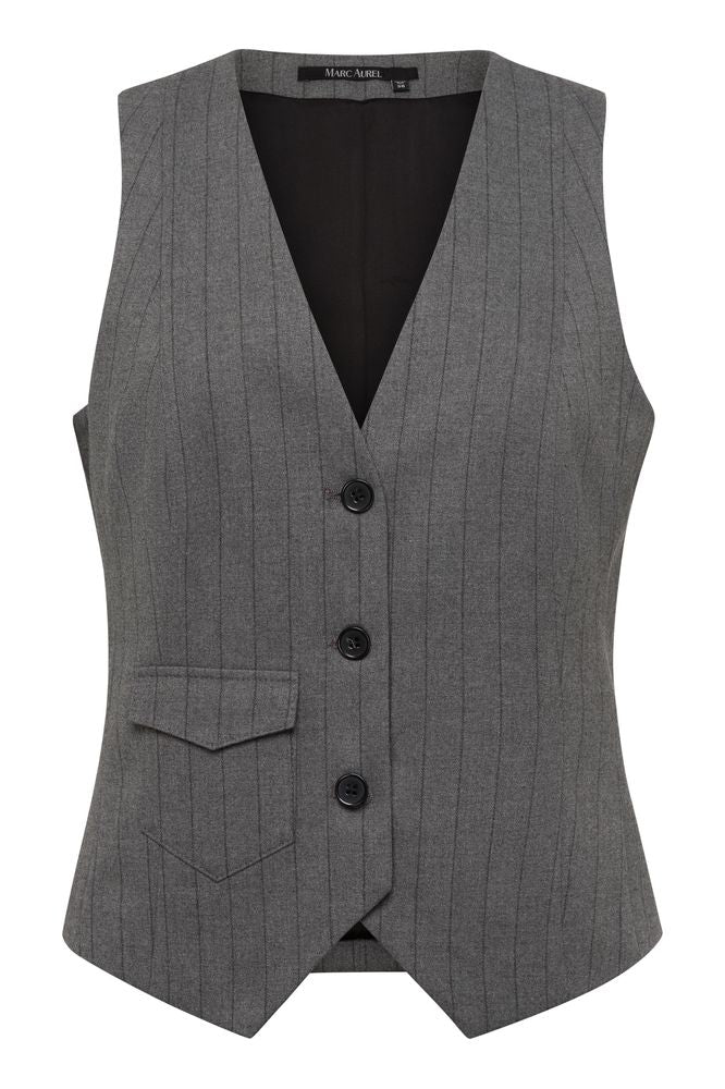 Marc Aurel Pinstripe Waistcoat