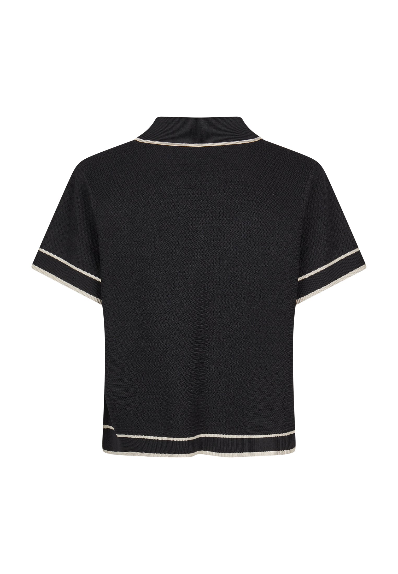 Marc Aurel Polo Pullover Black