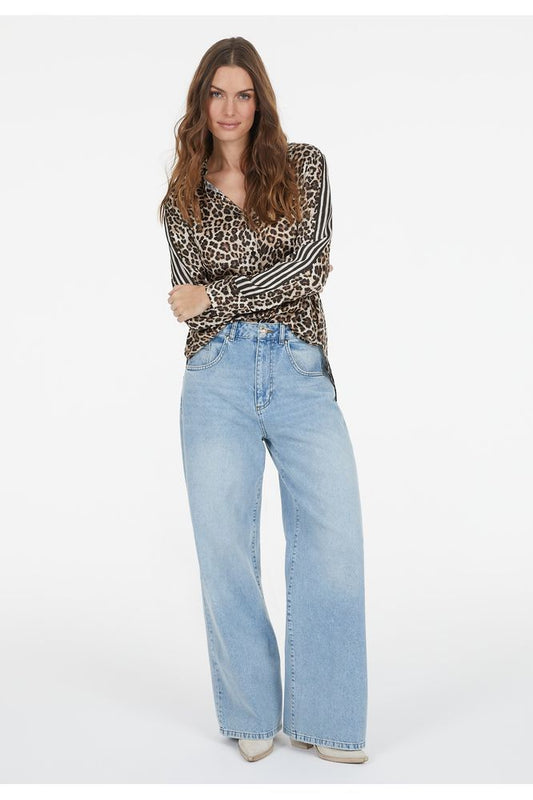 Marc Aurel Leopard Blouse