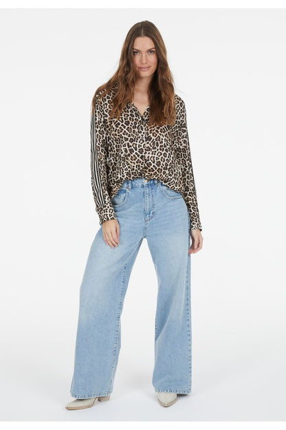 Marc Aurel Leopard Blouse