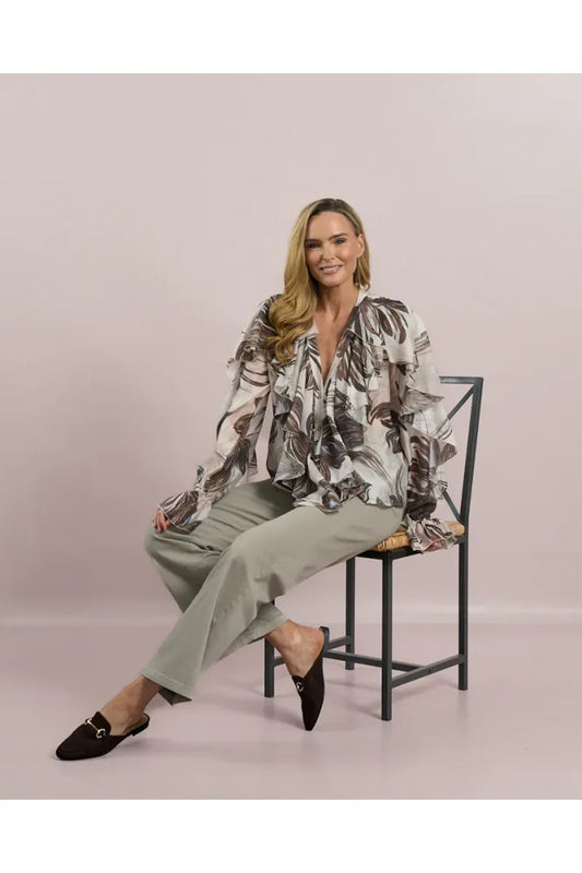 D.E.C.K Frill Blouse