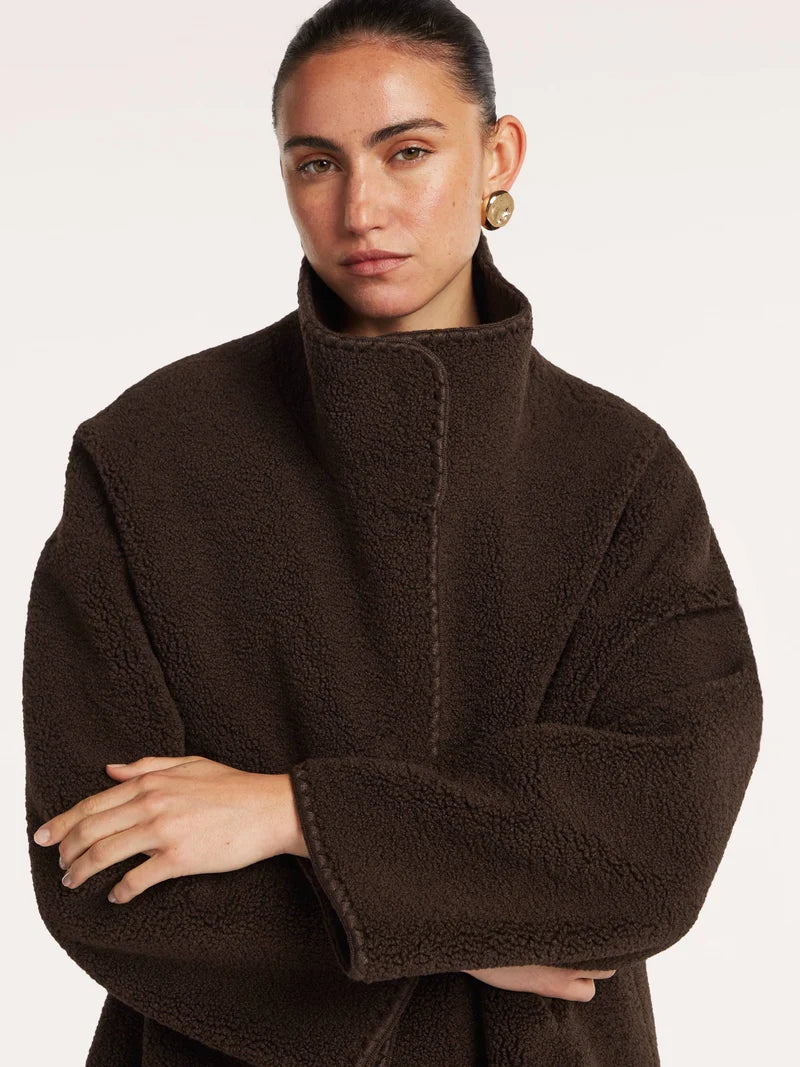 Beaumont Short Reversible Jacket Dark Chocolate