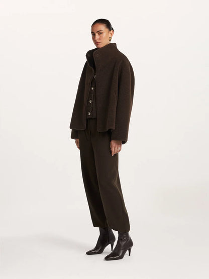 Beaumont Short Reversible Jacket Dark Chocolate