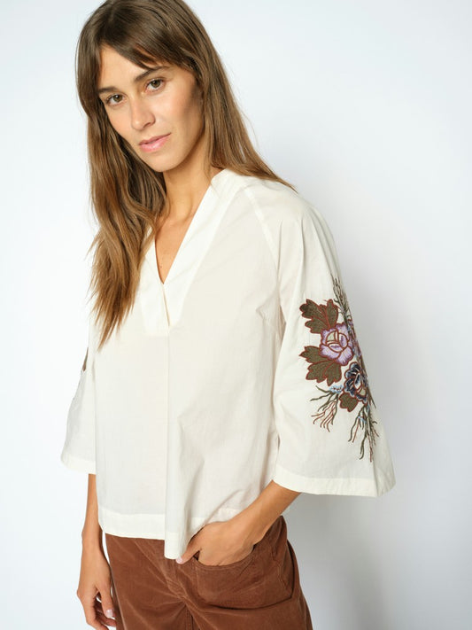 Mos Mosh Aleysa Popli Blouse Ecru
