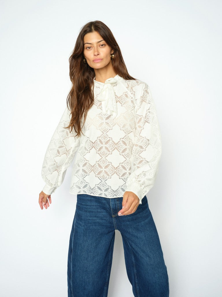 Mos Mosh Tamlyn Lace Blouse Ecru