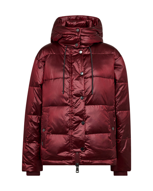 Mos Mosh Jilly Metallic Down Jacket Cabernet