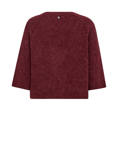 Mos Mosh Thora Lizet Knit Cardigan Cabernet