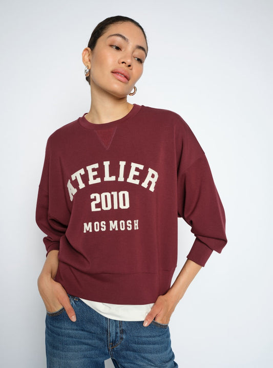 Mos Mosh Nima Sweatshirt Port Royale