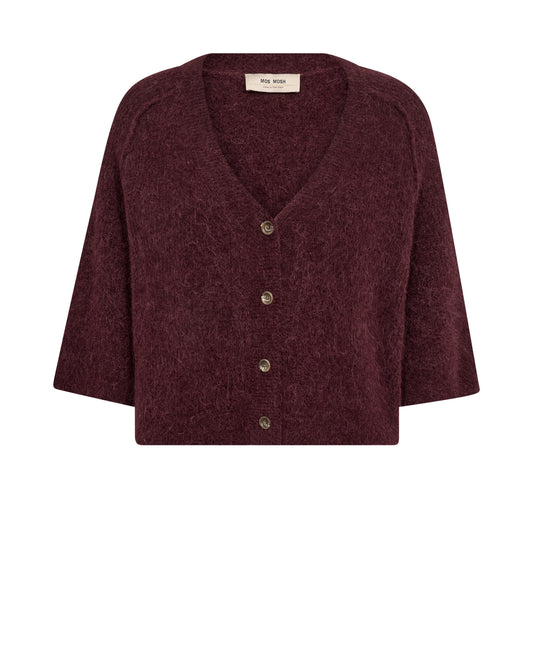 Mos Mosh Thora Lizet Knit Cardigan Port Royale