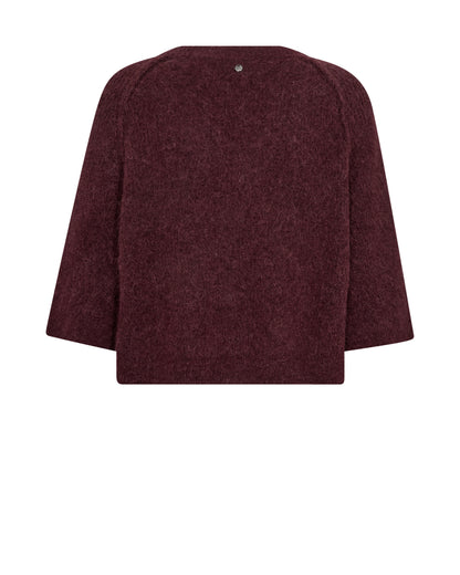 Mos Mosh Thora Lizet Knit Cardigan Port Royale