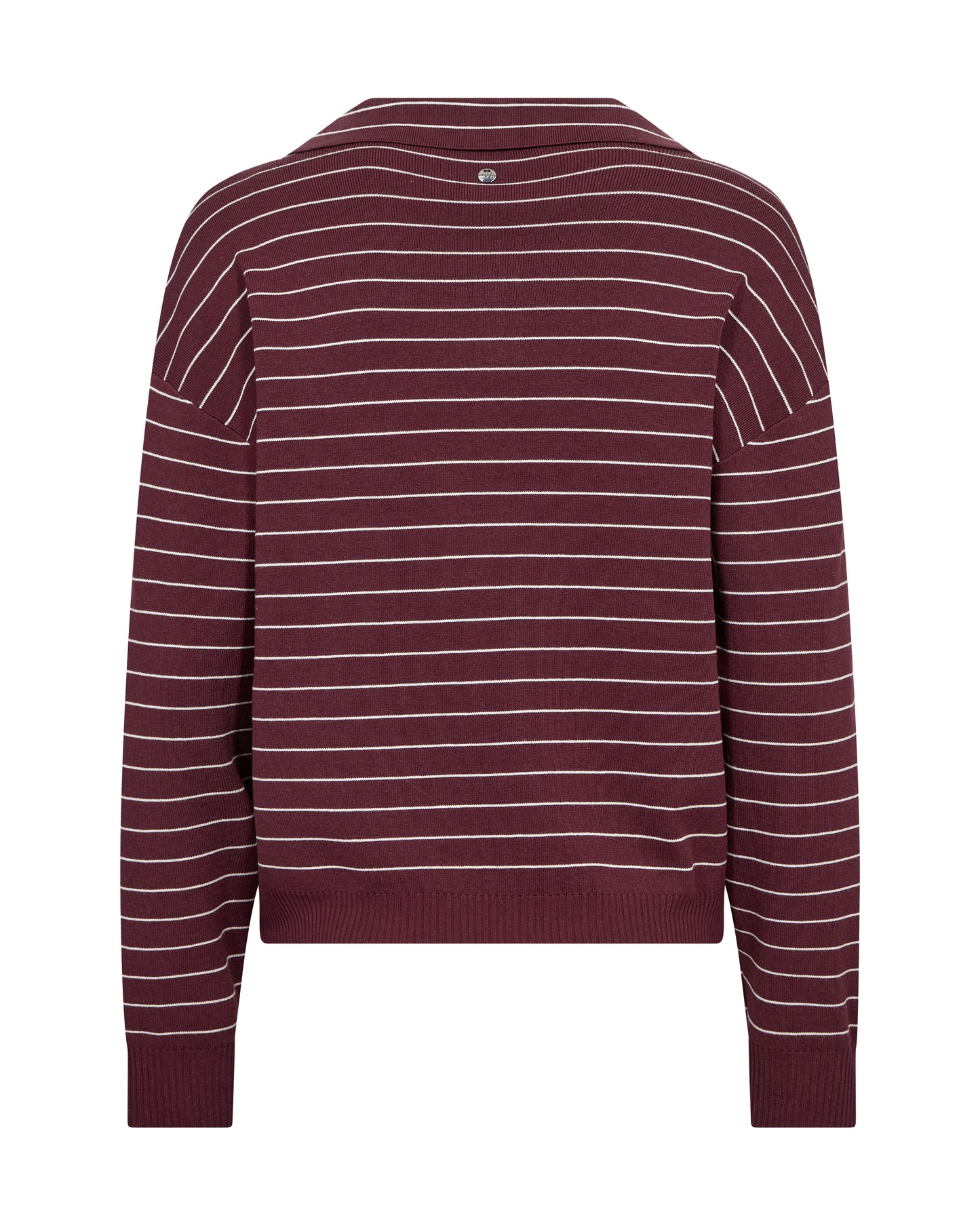 Mos Mosh Aliz Caliz Placket Knit Port Royale