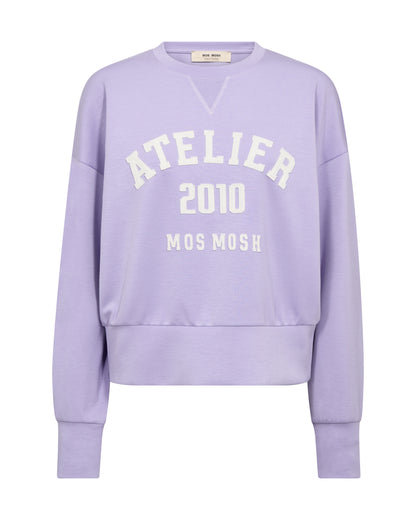 Mos Mosh Nima Sweatshirt Violet Tulip