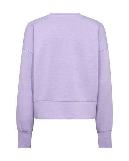 Mos Mosh Nima Sweatshirt Violet Tulip