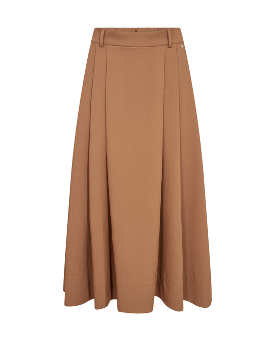 Mos Mosh Kit Sato Skirt Dark Camel