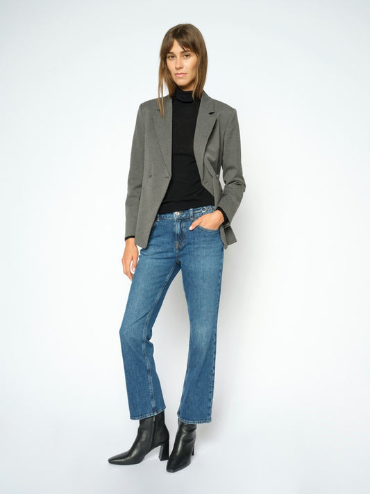 Mos Mosh Ashley Galleon Raw Jeans Blue