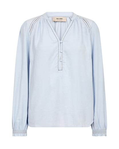 Mos Mosh Tazzin Twill Blouse Skyway