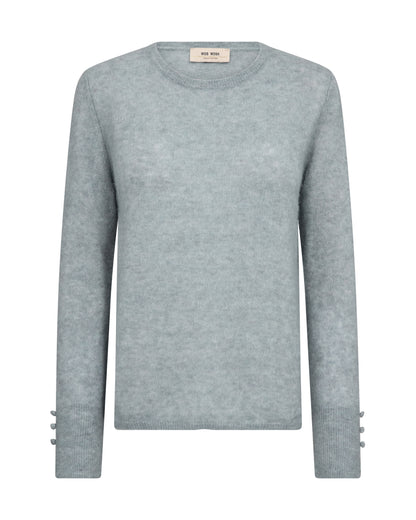 Mos Mosh Mape Sophia O-Neck Knit Lead