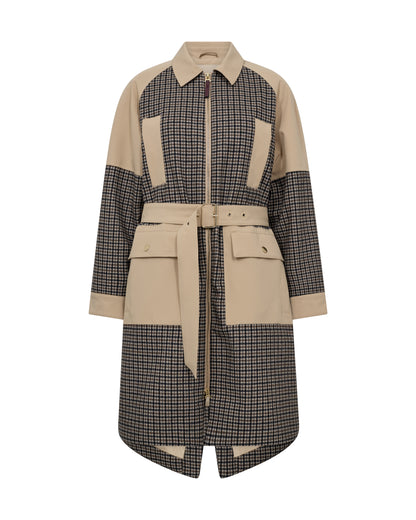Mos Mosh Aline Check Jacket Doeskin
