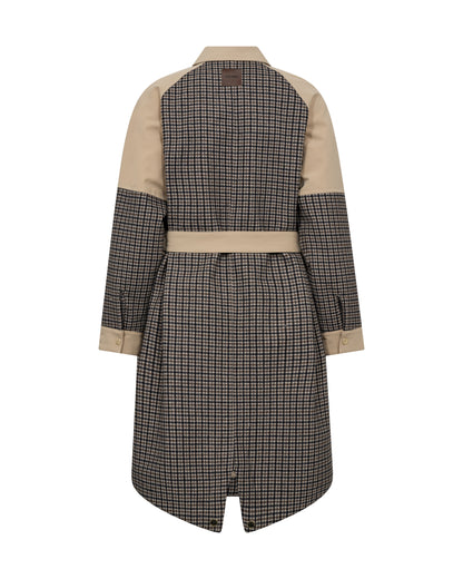 Mos Mosh Aline Check Jacket Doeskin