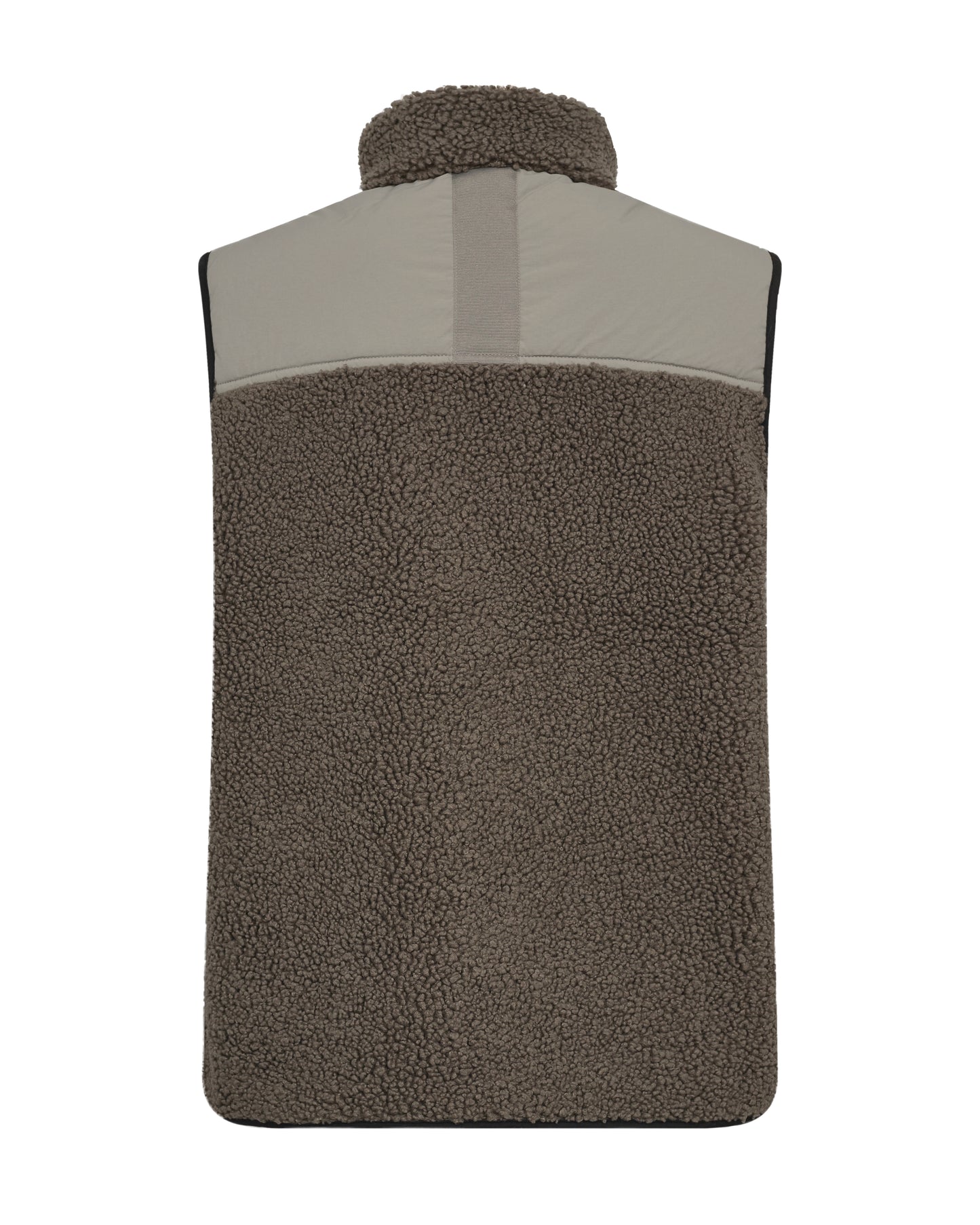 Mos Mosh Rowe Eli Teddy Vest Dusty Olive
