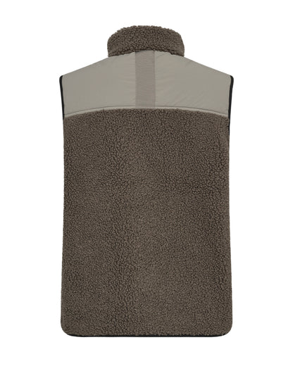 Mos Mosh Rowe Eli Teddy Vest Dusty Olive