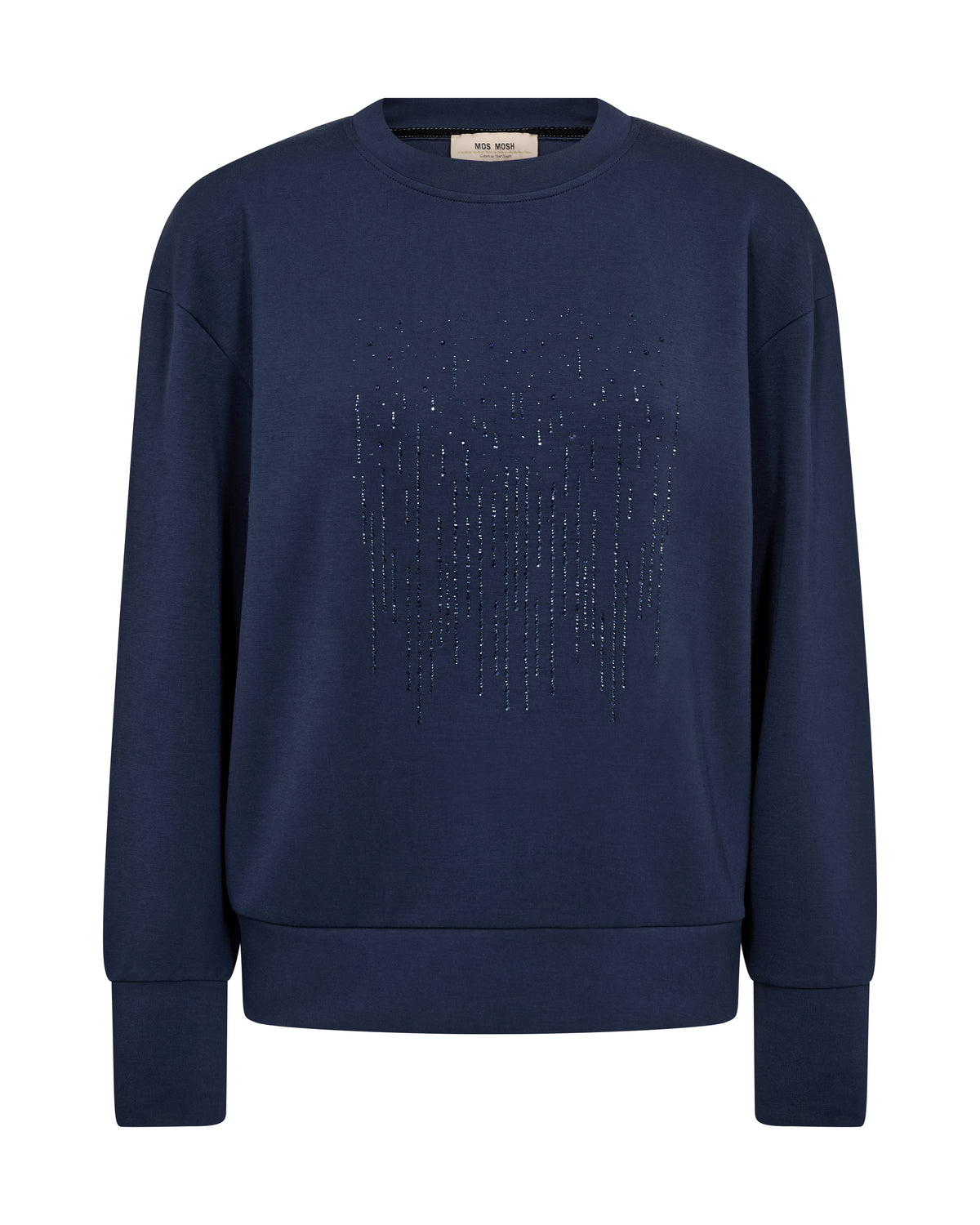 Mos Mosh Neve Rhino Sweatshirt Navy Blazer