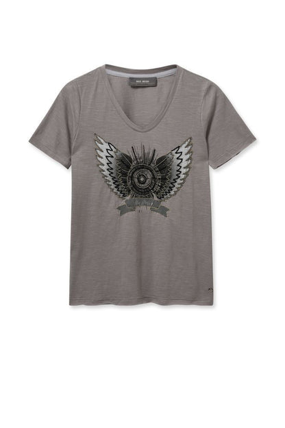 Mos Mosh Gethi O-SS Tee Sharkskin