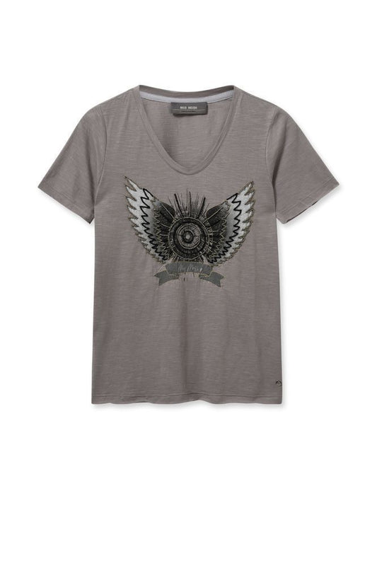 Mos Mosh Gethi O-SS Tee Sharkskin