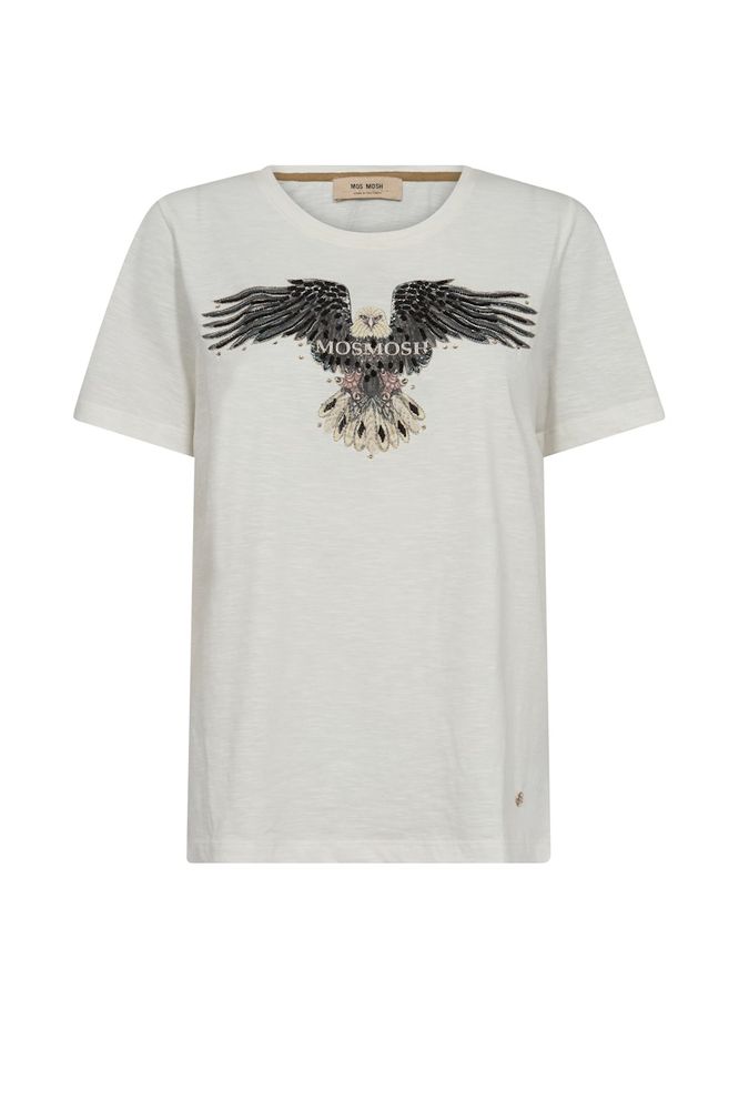 Mos Mosh Ecru Kylah Deco Tee