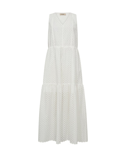 Mos Mosh Sabria Embo Dress White