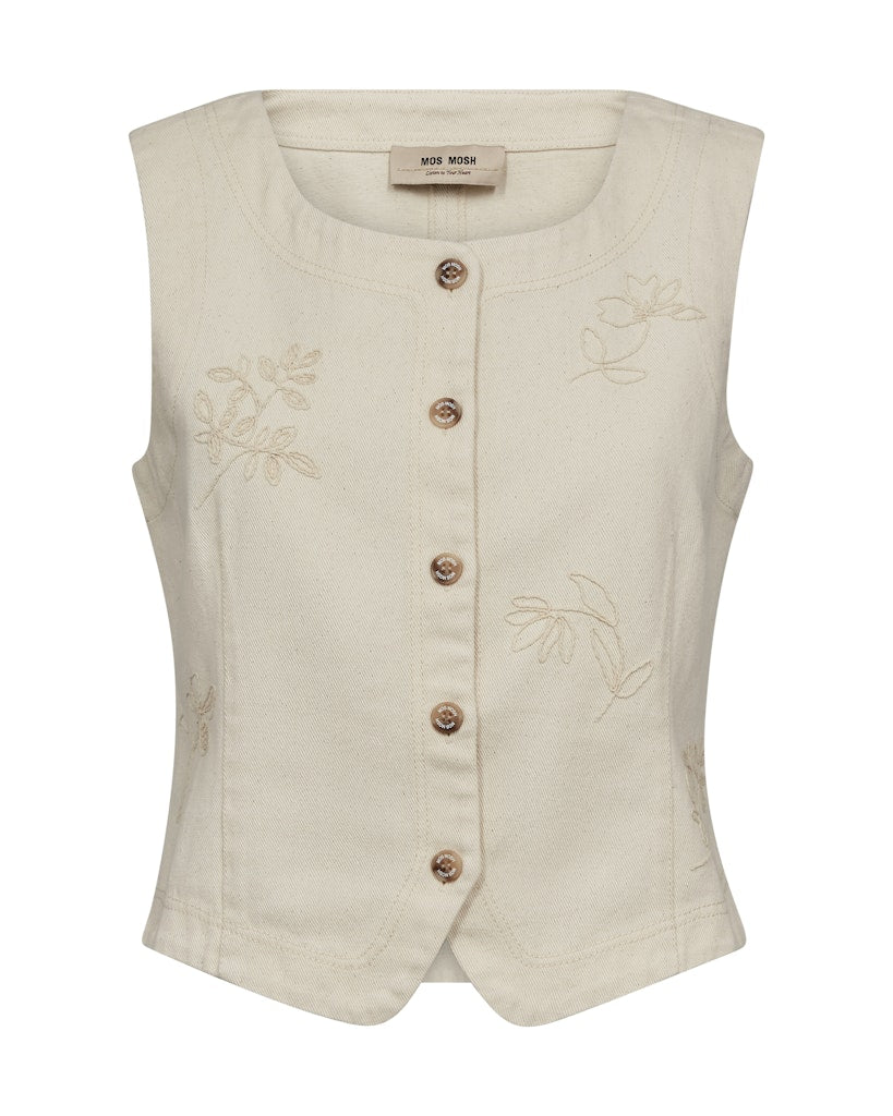 Mos Mosh Donia Rinna Vest Clay