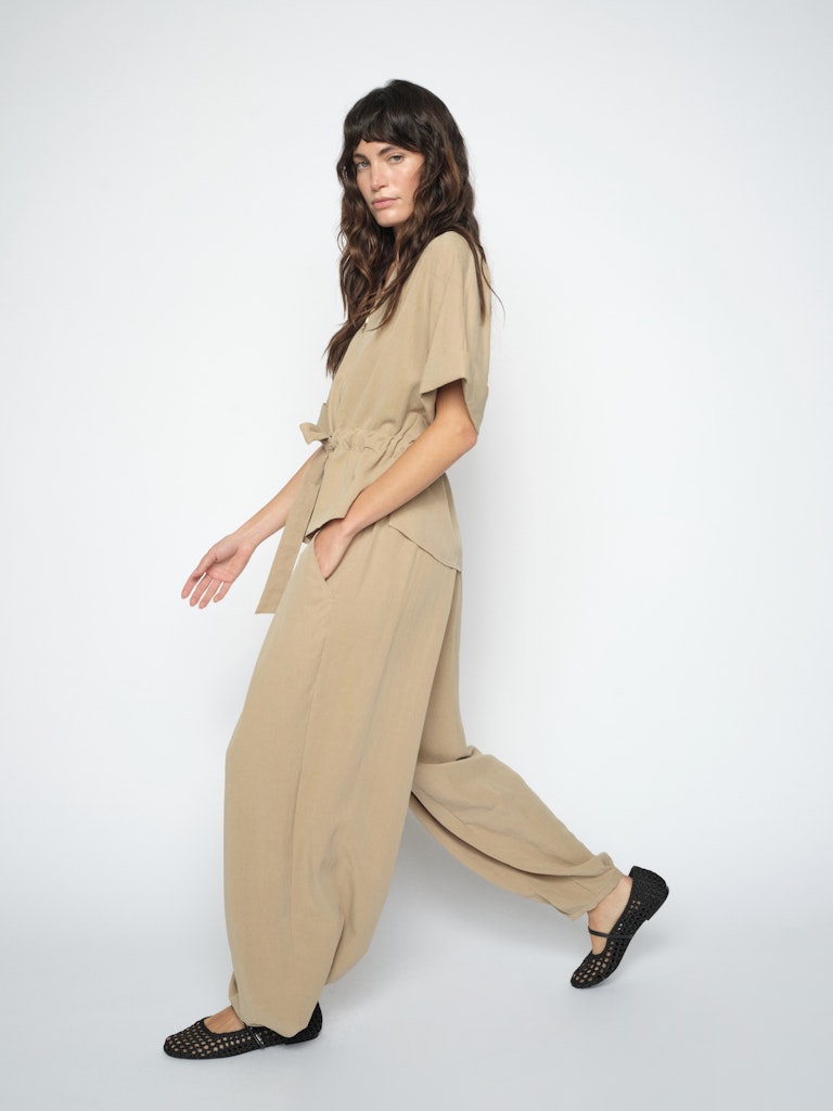Mos Mosh Nuello Gunilla Pant Sesame