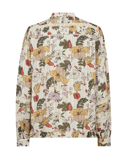 Mos Mosh Bell Flowwa Shirt Ecru