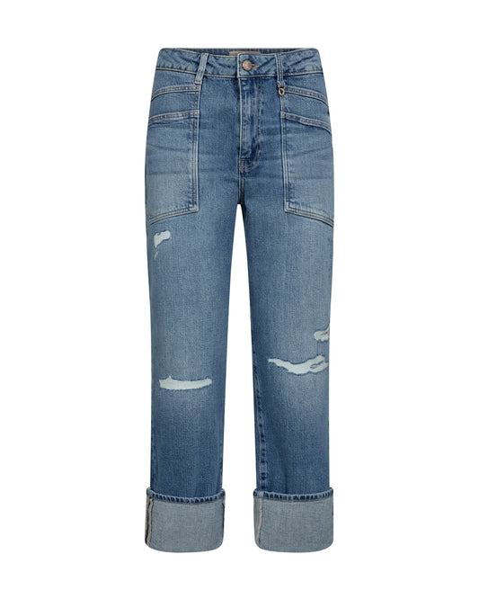 Mos Mosh Rachel Destroy Jeans Blue
