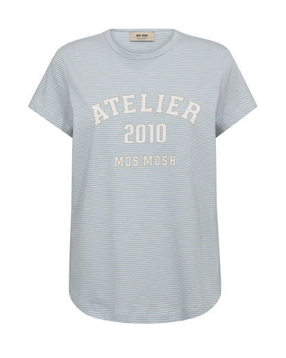 Mos Mosh Camp Stripe Tee Skyway