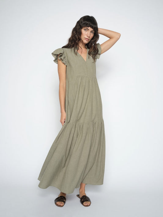 Mos Mosh Waldy Izha Dress Burnt Olive