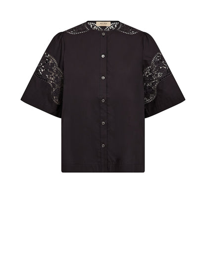 Mos Mosh Rooma Cotoni Shirt Black