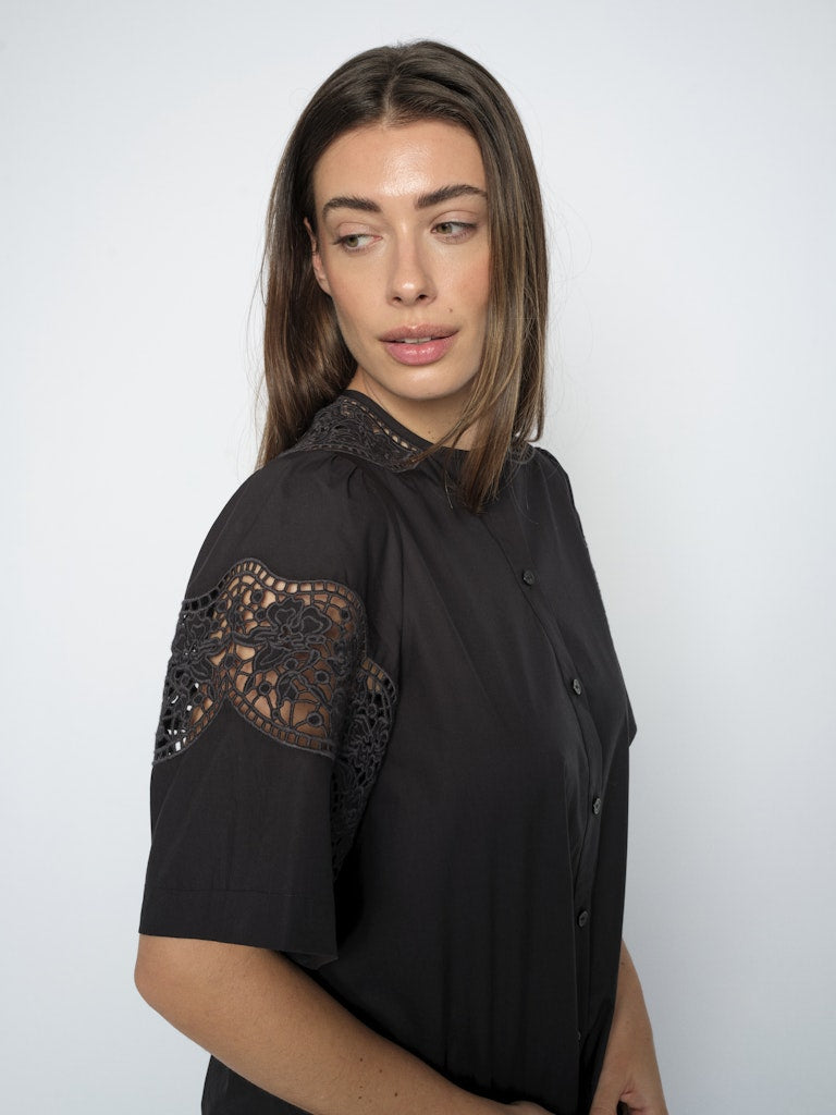 Mos Mosh Rooma Cotoni Shirt Black