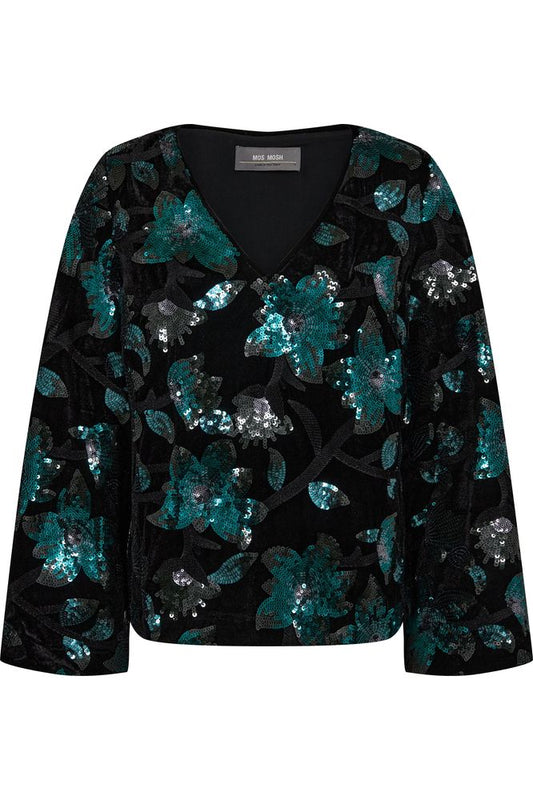 AW24 MM Lizzia Tinsel Blouse