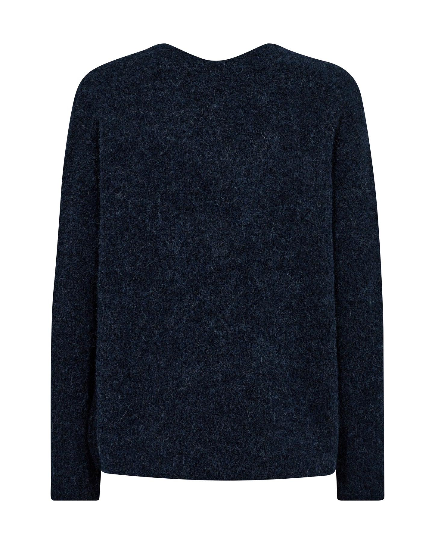 Mos Mosh Thora V-Neck Knit Salute Navy